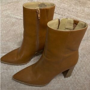 Camel colored ankle boots
